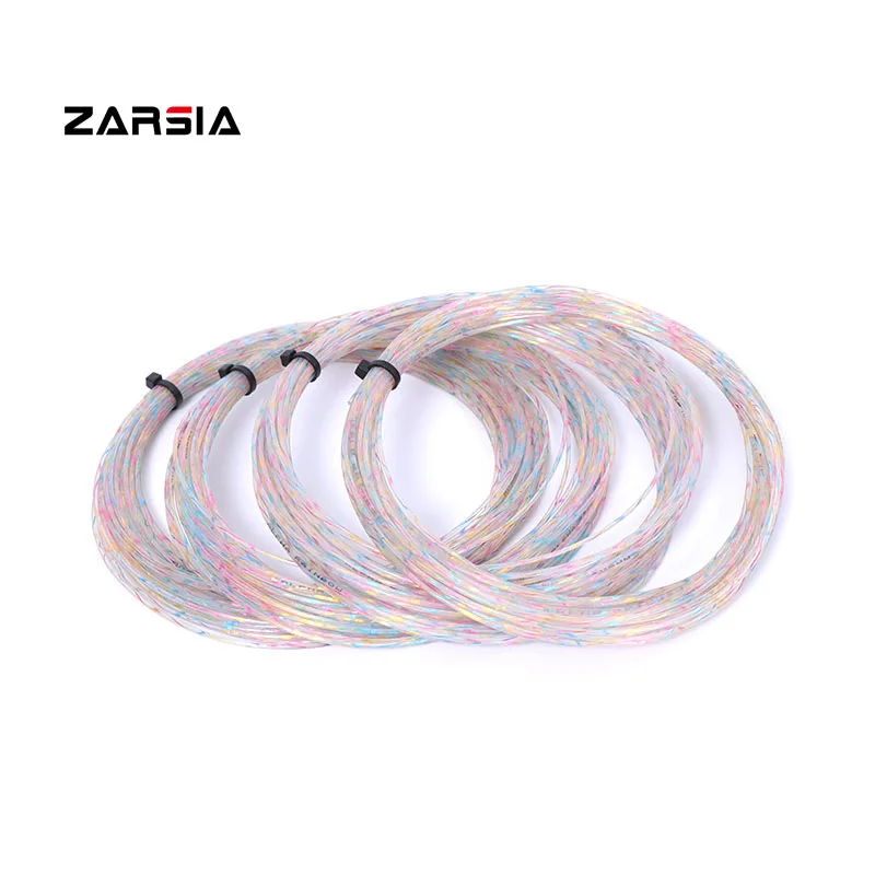 

(20 pcs/lot) ALPHA Nylon Flash Tennis Racket String rainbow Tennis Racquet soft feeling Strings 16G/1.29 mm