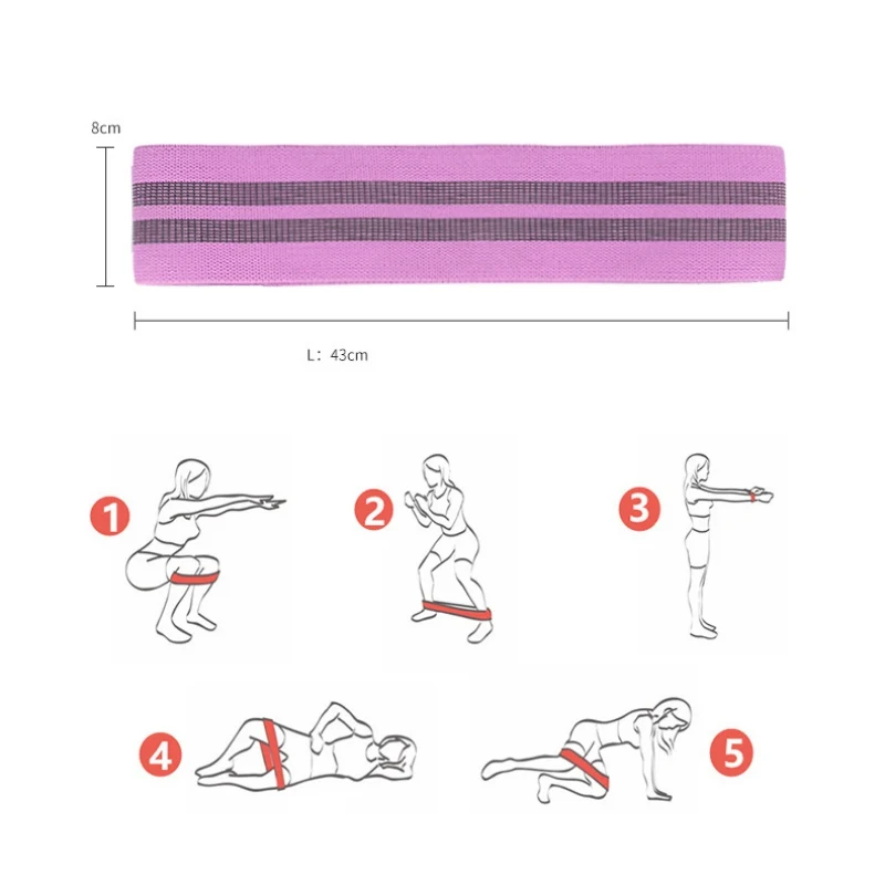 2019 унисекс лента-трофей хип кольцевая петля сопротивление группа Нескользящая Растяжка тренировочные круглые полосы для ног бедра Glute