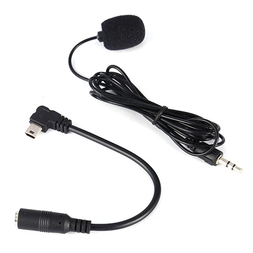 

3.5mm External Mini Microphone Clip On Mic + Adapter Cable for GoPro Hero 3/3+/4