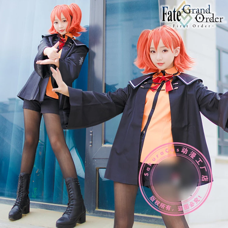 [Настроить] аниме Fate Grand Order Gudako Chaldea новая школьная форма ролевые игры Хэллоуин Косплей Костюм для женщин