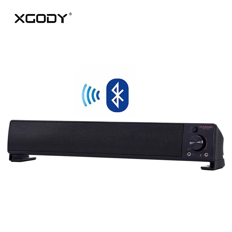 

XGODY CMK-30M Bluetooth Speaker Soundbar Portable Subwoofer for Home Theater TV Music Movie Aux-In Stereo Sound Bar Column