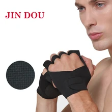 1 пара вес тренировки с поднятием тяжестей перчатки ладони защитные перчатки фитнес для бодибилдинга, тренажерных залов Нескользящая защита для мужчин и женщин