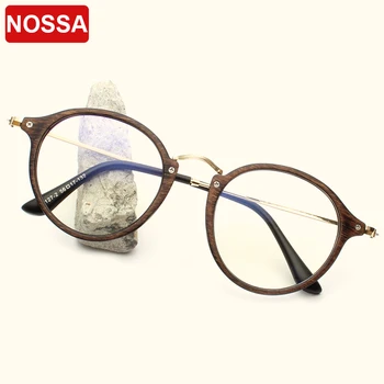 

NOSSA Brand Vintage Round Glasses Frame Retro Women And Men Eyeglasses Frames Classic Optical Myopia Frames Trendy Spectacles