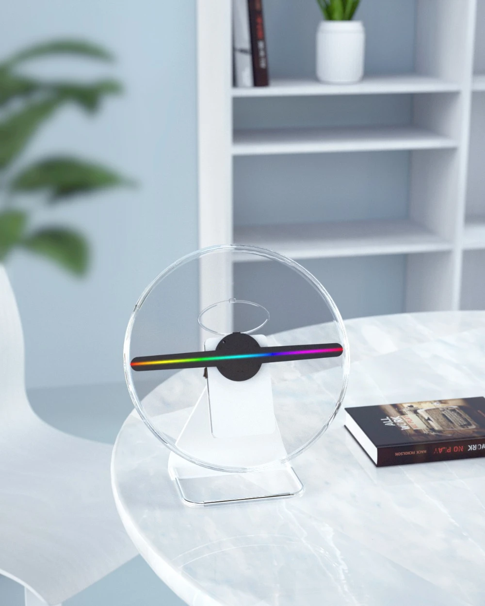 30cm 3D advertising hologram fan Projector light display holographic rechargeable WIFI videos holograma 16GB 256 LED Lamp beads 30cm 3D advertising hologram fan Projector light display holographic rechargeable WIFI videos holograma 16GB 256 LED Lamp beads