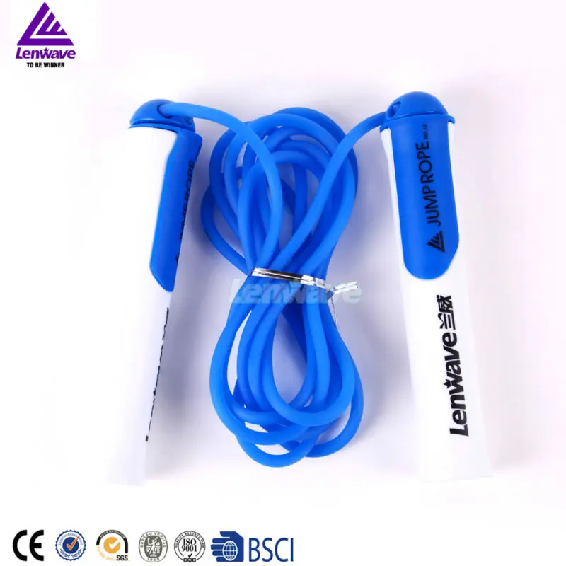  4 color PVC heat add sales speed jump rope bearing rope skipping Lenwave brand