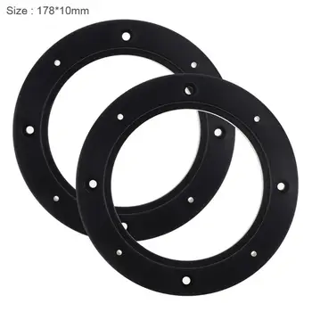 

6 Inch Black High-Quality Durable Car Speaker Pad Horn Pad Waterproof Quake Proof Plastic Rubber Gasket Suitable for Cars