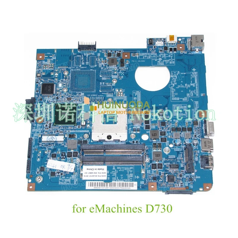 NOKOTION 48.4GY02.031 MBN9B01001 MB. N9B01.001 для emachines D730 материнская плата ноутбука DDR3 HM55 |