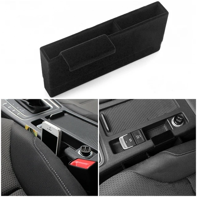 Car Seat Seam Storage Box Mobile Phone Holder FIT VW MK7 Golf 7 car stylingin Stowing Tidying