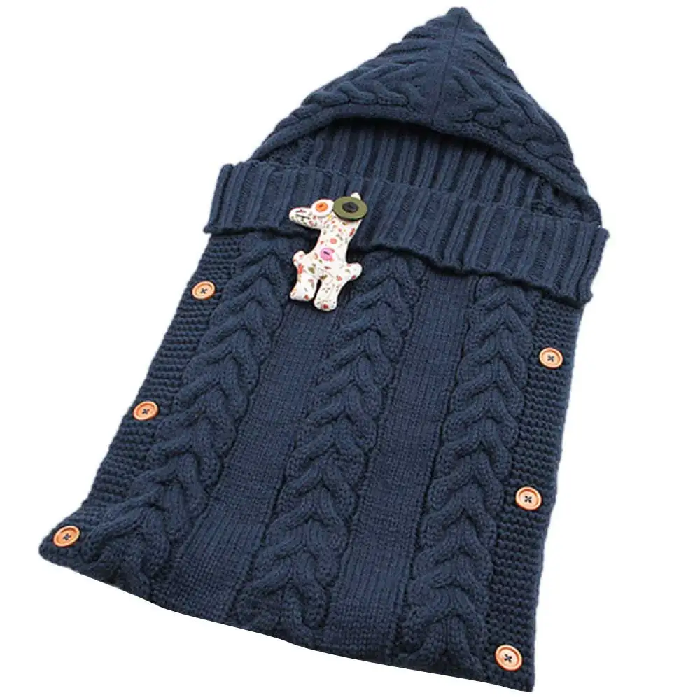 ARLONEET/детское вязаное Пеленальное Одеяло-конверт для новорожденных девочек и мальчиков; вязаный зимний свитер «кроше»; спальный мешок; L0920
