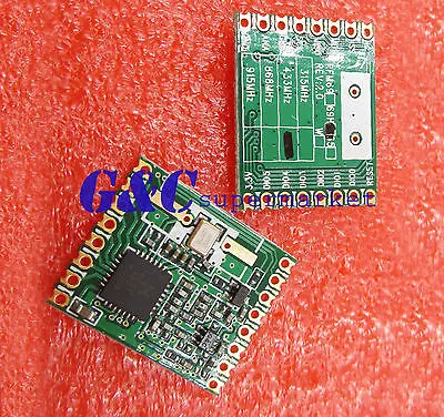 2 X RFM69HW 433Mhz +RFM12B HopeRF Wireless Transceiver (RFM69HW-433S2)