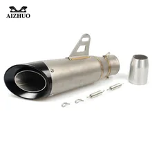 36-51MM Motorcycle Universal Exhaust Pipe Muffler FOR yamaha nmax fazer xmax 300 fz8 yzf r125 tmax 530 tmax 500 Bandit 650S цена 36-51MM Motorcycle Universal Exhaust Pipe Muffler FOR yamaha nmax fazer xmax 300 fz8 yzf r125 tmax 530 tmax 500 Bandit 650S цены онлайн