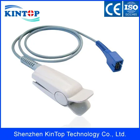 

Free shipping!Compatible New Reusable Nellcor DS-100A Adult finger clip Spo2 sensor, Nellcor probe.9pin Oximax DS-100A