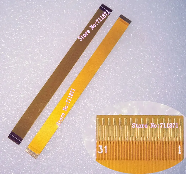 

Gold plated 12cm 0.3 Pitch 31P FPC Cable 120mm Spacing 0.3mm 31Pin FFC Cable 0.12M 0.3mm Pitch 31 Pin FFC FPC Line