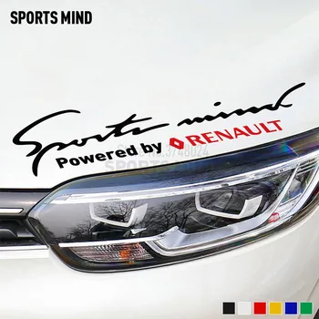 

2 Pieces Customization Car Styling Renault Car Sticker Decal For Renault megane clio duster fluence logan scenic Accessories