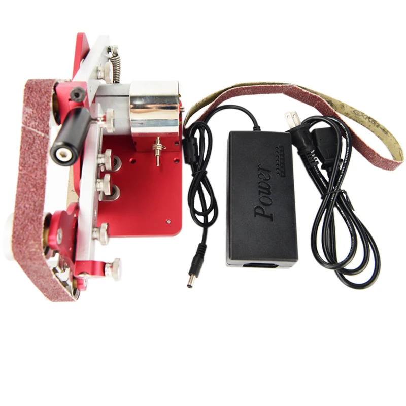

DC12-24V Mini Belt Machine Micro Table Polishing Machine DIY Sander Grinder 7000rpm Y