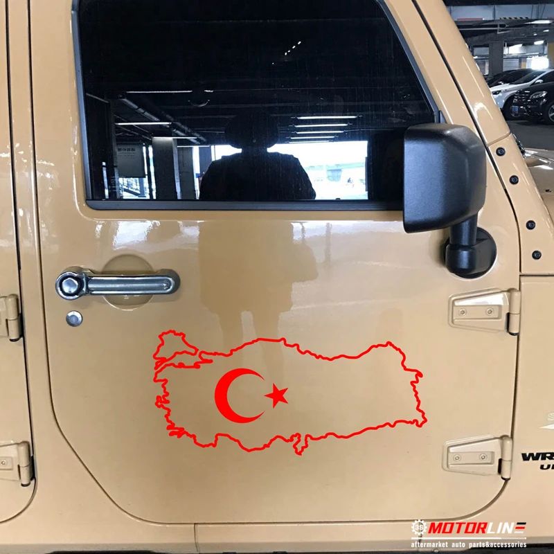 

Flag Map of Turkey Decal Sticker Car Vinyl pick size color no bkgrd Turkish b