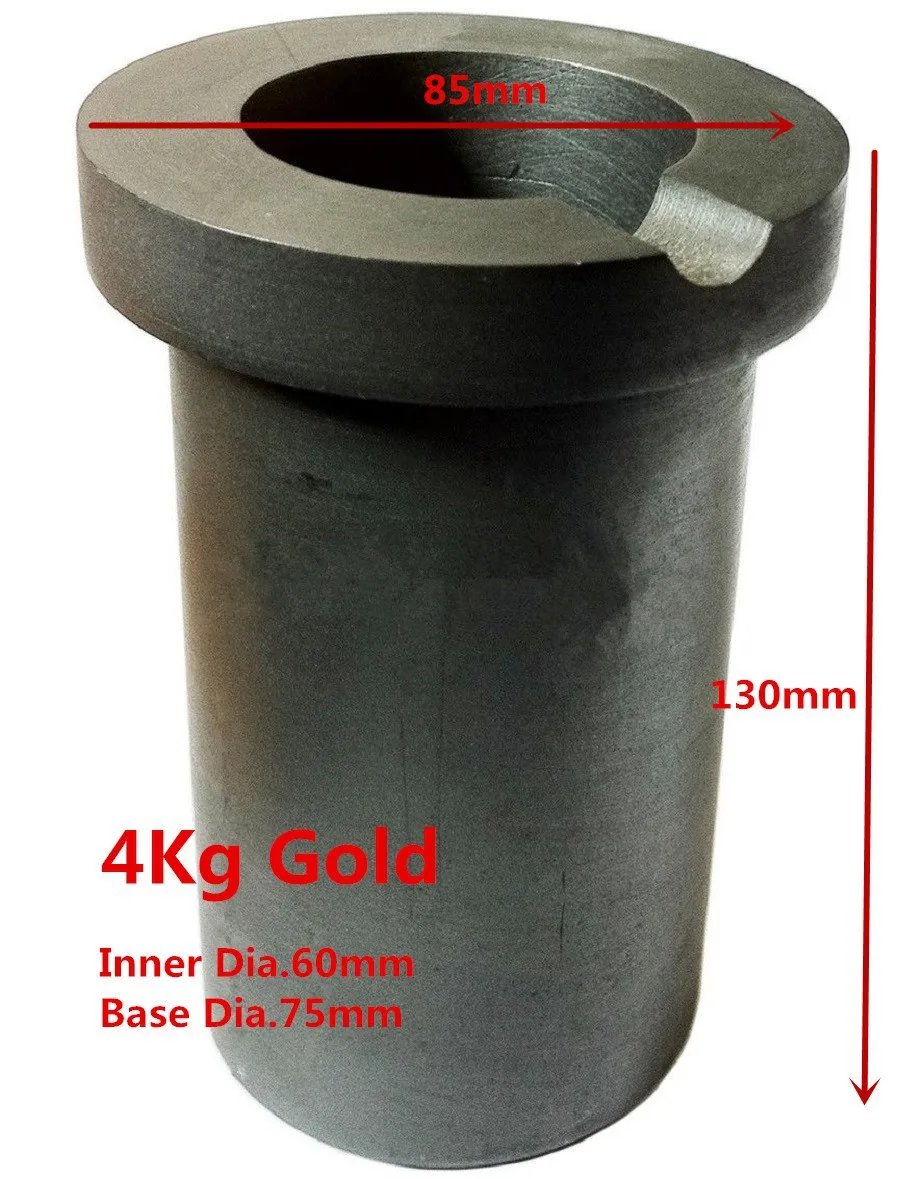 4kg gold casting Graphite Crucible ,Moulds to Melt Scrap Gold