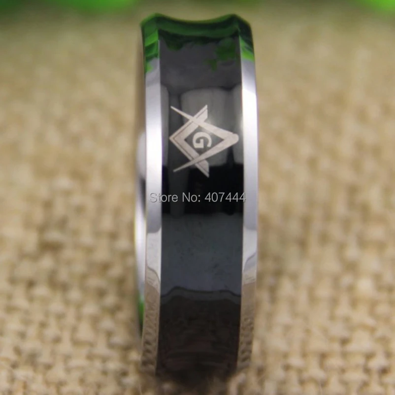 Бесплатная доставка YGK JEWELRY Лидер продаж 8 мм черный серебристый цвет края портом