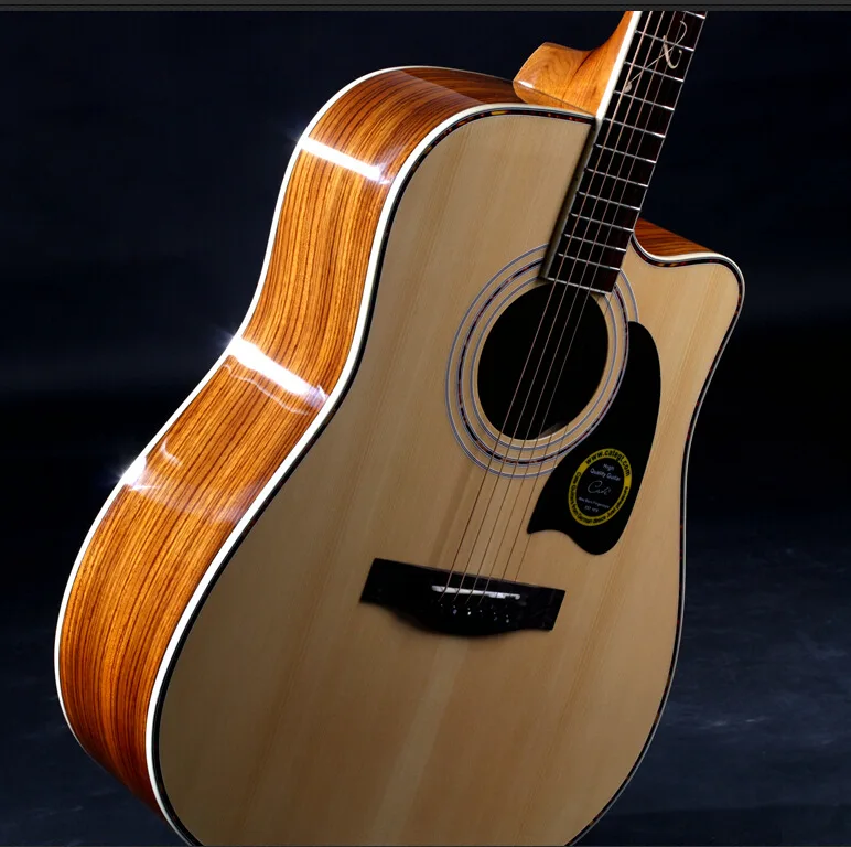 41-27 High quality guitars 41 inch high quality  Acoustic Guitar Rosewood Fingerboard guitarra with guitar strings