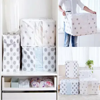 

Foldable Storage Bag Clothes Blanket Quilt Closet Sweater Organizer Box Pouch