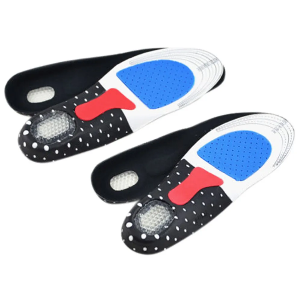 

1Pair Unisex Orthotic Arch Support Shoe Pad Sport Running Gel Insoles Insert Cushion For Men Women Free Size Hot Sale