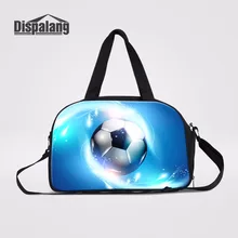Dispalang футбол футбольные мячи напечатаны большая дорожная сумка для путешествий сумка тканевая через плечо багажная дорожная сумка Ночная сумка с обувью
