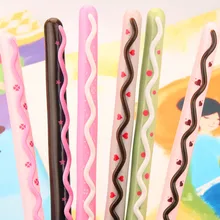 1 партия = 48 шт. корейские канцелярские принадлежности креативная Милая имитация мультяшного печенья Гелевая Ручка-роллер чернильное перо