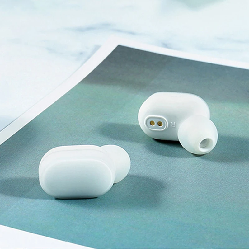 TWS Bluetooth наушники Xiaomi Mi AirDots беспроводные вкладыши гарнитура с микрофоном и