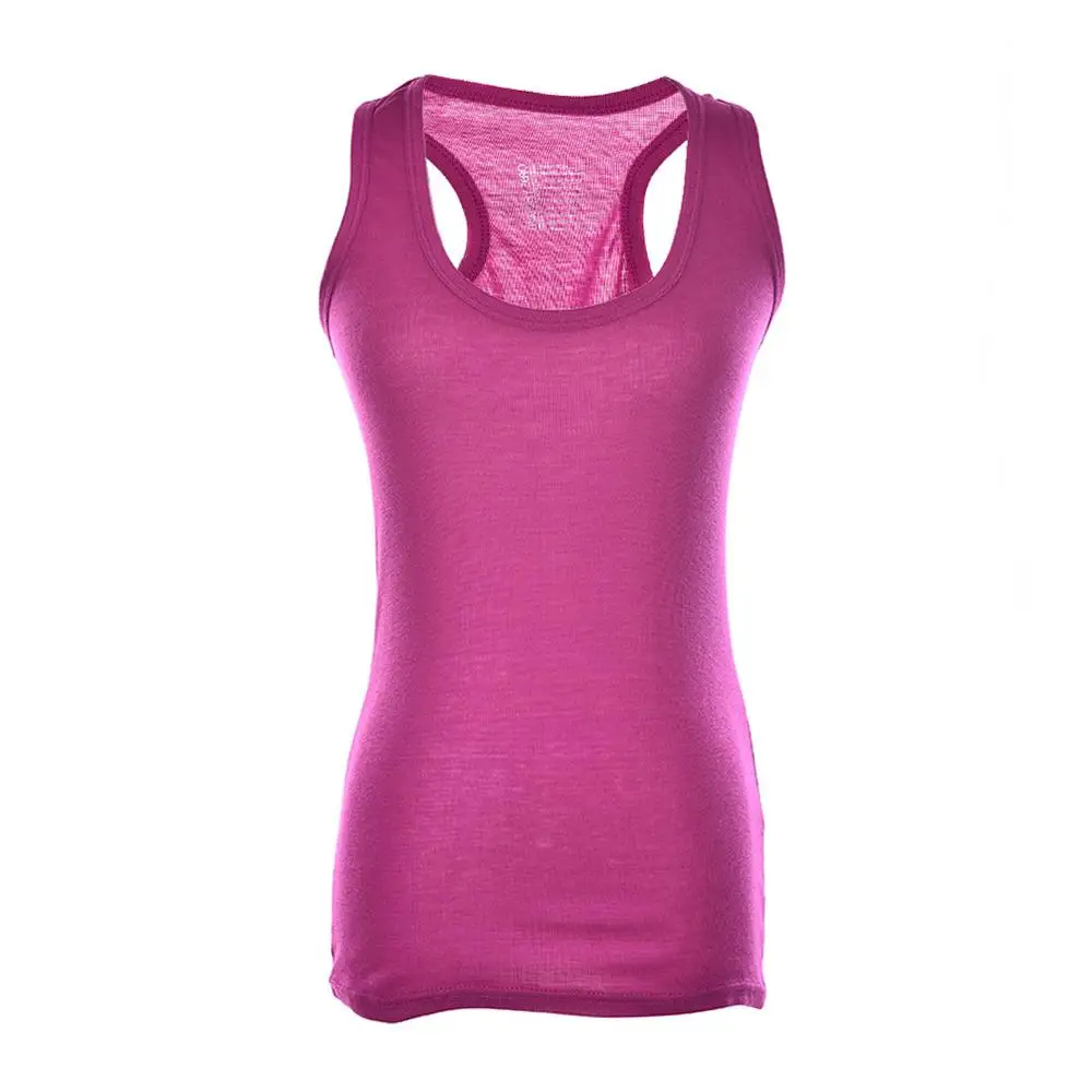 Сексуальные низкие базовые футболки майка женская короткая футболка летние однотонные хлопковые топы без рукавов - Цвет: Purple