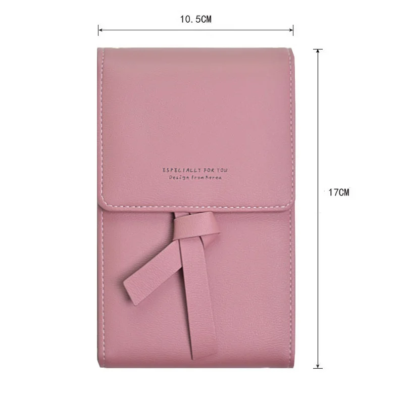 TOKOHANSUN женская сумка для samsung Galaxy S9 Роскошный чехол-накладка для samsung S10 S8 из искусственной кожи кошелек сумка Универсальный чехол для телефона - Цвет: XKB-811 Light pink
