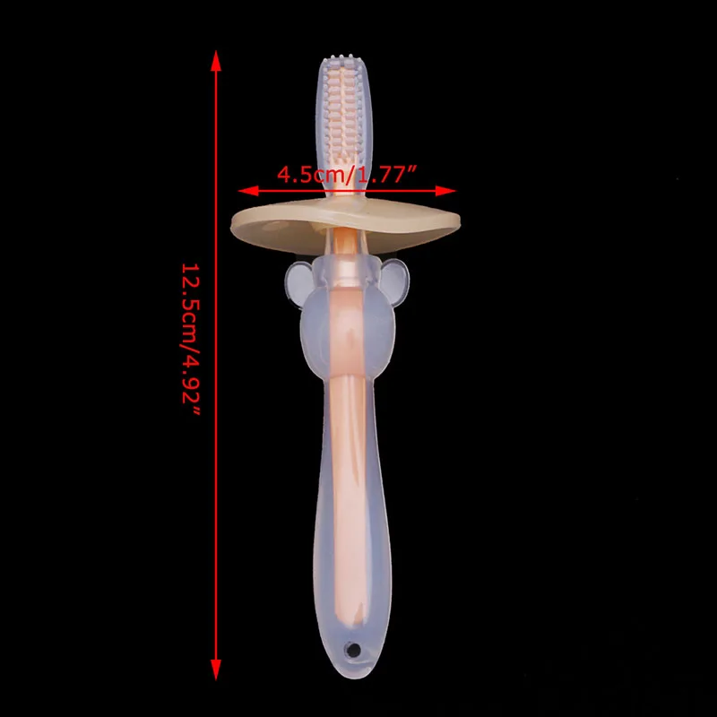 2017 Cute Baby Infants Kids Safe Bendable Teether Training Teeth Soft Toothbrush Brush Hot 1Pc APR17_30