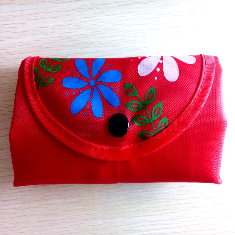 Новинка, 7 цветов, сумка для покупок, Женская Складная сумка из ткани Оксфорд, многоразовая сумка для фруктовых продуктов, сумка для организации, прочная сумка на застежке - Цвет: red
