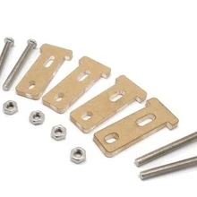 4 pchs/Lote acrilico TT двигатель постоянного тока Engrenado кронштейн-держатель Para pechas Do Robô Carro Inteligente Diy Faixa Da Lagarta Rastrea