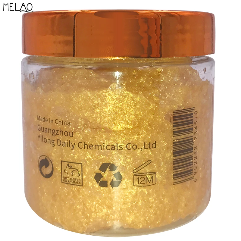 MELAO 24 К золото скраб для тела древний антивозрастной лица Exfoliante устойчивое