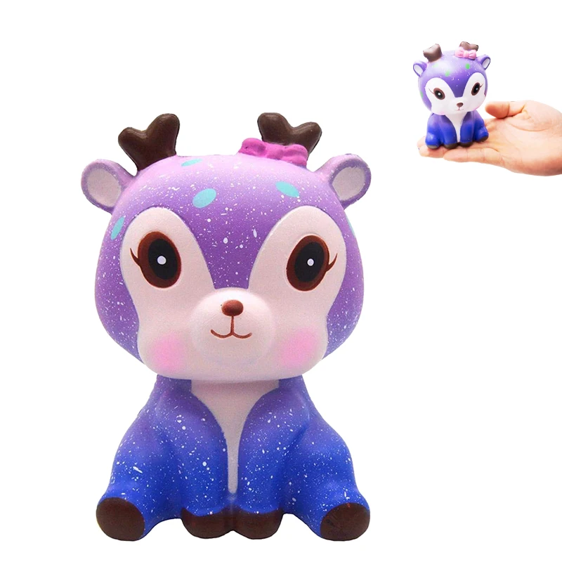 Cute Deer Anima Soft l Squishy Cream Scented Squeeze Toys squishies Strap Funny Gadgets Anti Stress 2