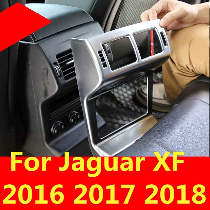 For Jaguar Xf 2016 2017 2018 Car Styling Rear Air Conditioning Vent Decorative Frame Air Outlet