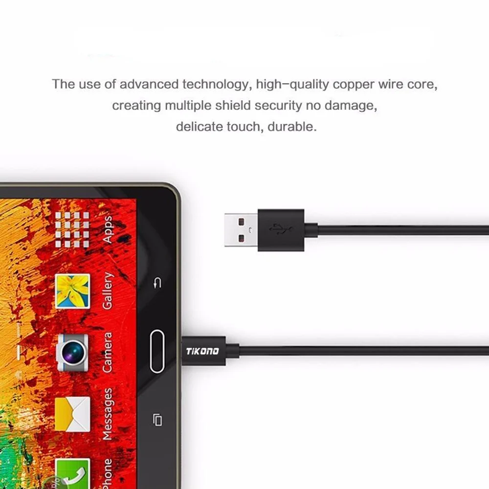 Tikono все микро-usb для устройств на аndroid кабель для синхронизации данных и зарядки для samsung S6 S7 HTC Xiaomi Huawei мобильных телефонных звонках и сообщениях Планшеты кабель Para