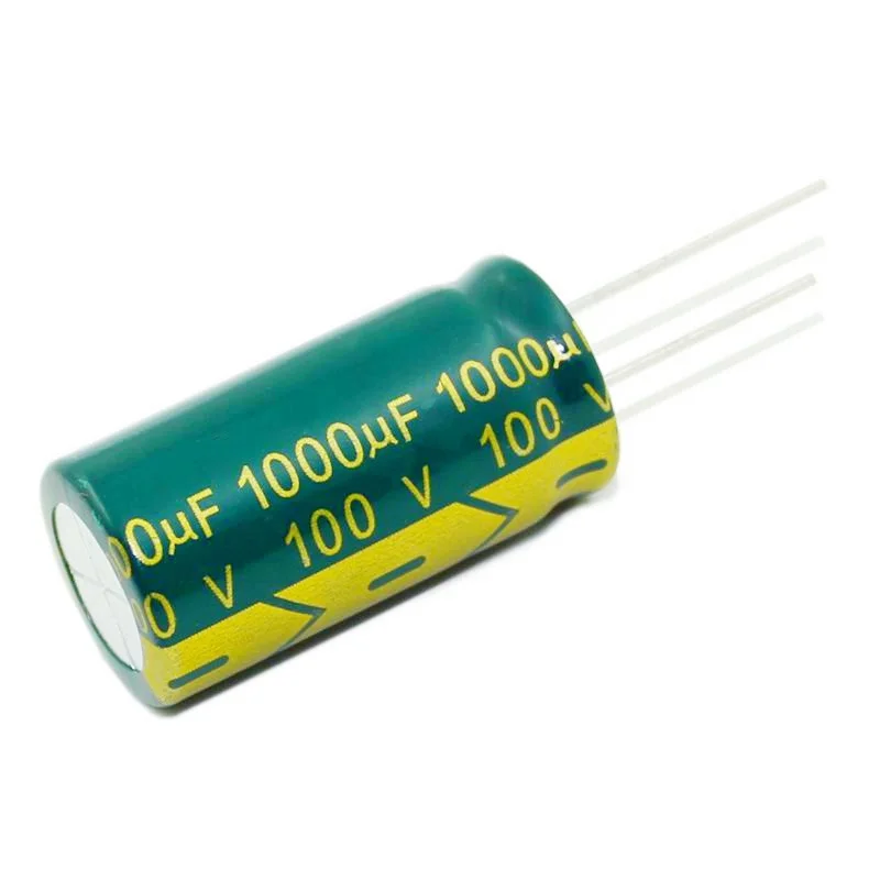100pcs~20pcs/lot high-frequency crystal 1000uf 100v1000UF Electrolytic Capacitors volume: 18X35 18X30MM best quality