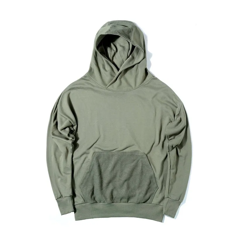HZIJUE 2019 Justin Bieber Streetwear Classic Hoodie Basic Pure Color Oversize Bagg Men Brand Hip Hop Loose Cotton Hoodies