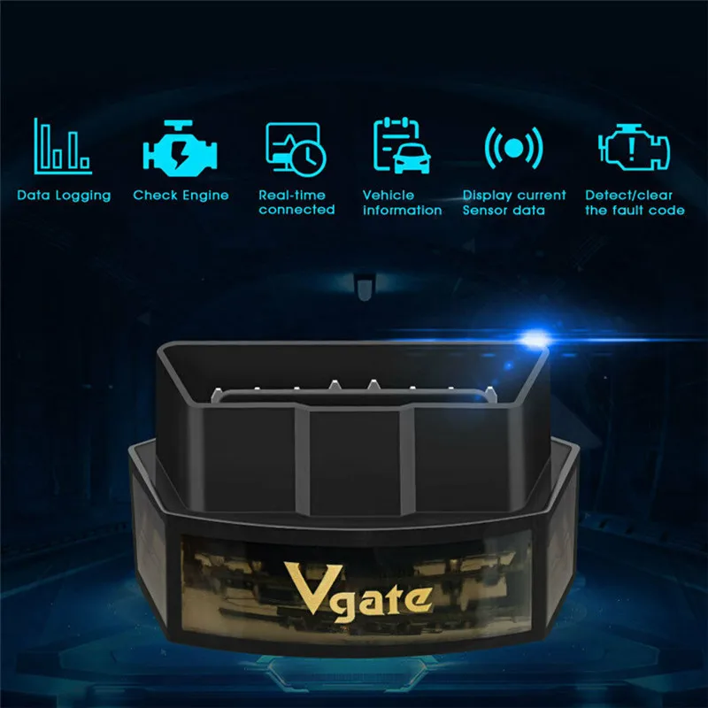 

Vgate iCar Pro OBD2 Scanner Bluetooth 3.0 WIFI For Android/IOS Wi-fi Car Diagnostic Tool ELM327 V2.1 Easydiag Scanner Automotriz