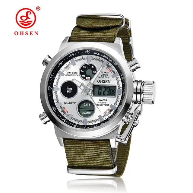 ohsen sport watch water resist 50m