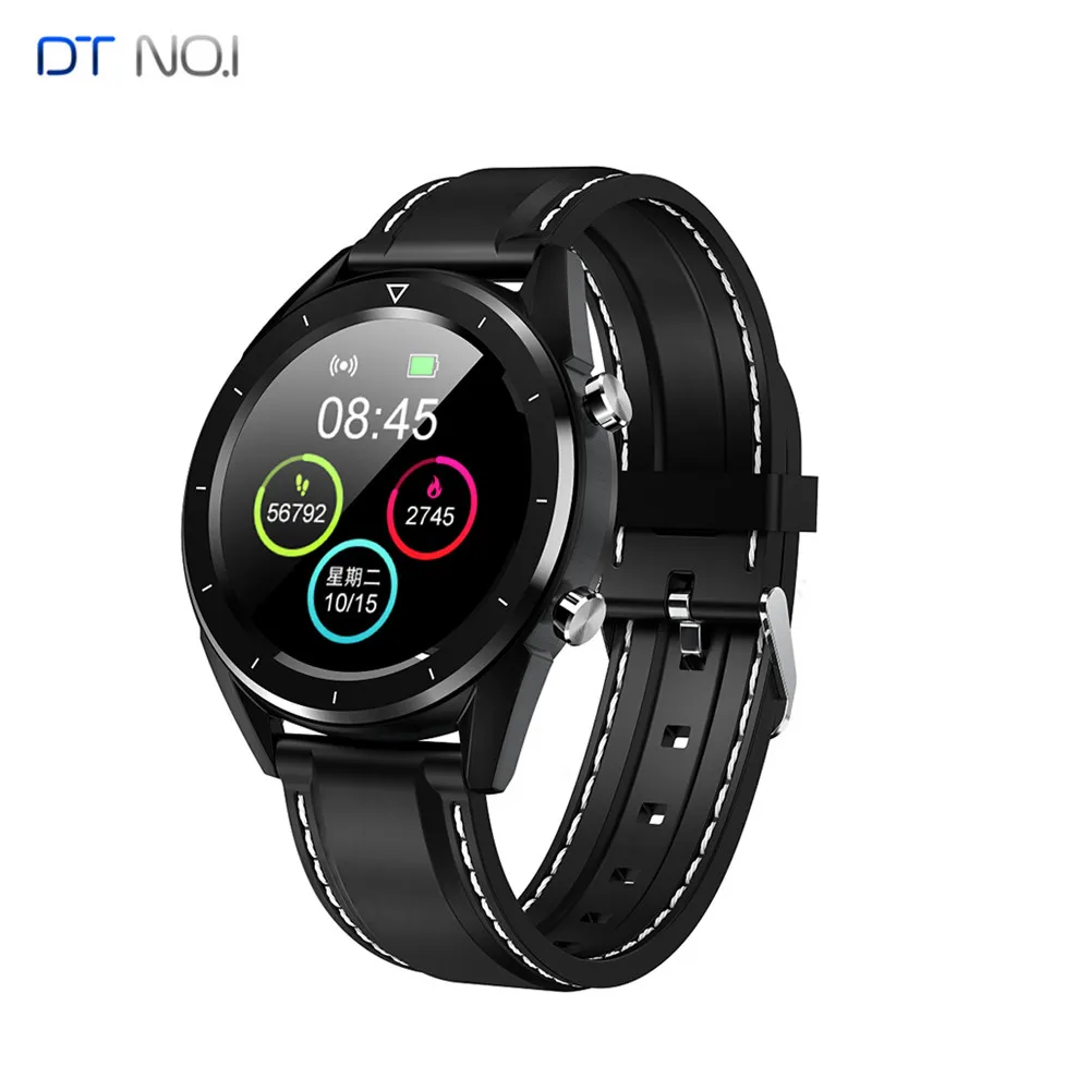 

NO.1 DT 28 Smart Watch 1.54" TFT Nordic NRF52832 Heart Rate Monitor Step Count IP68 Waterproof Remote Camera WeChat Function
