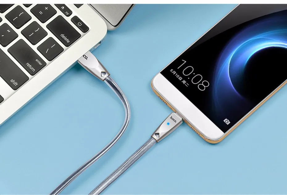 НОСО Цинковый сплав Желе Оплетка Зарядный Дата Кабель Type-C к USB для Передачи Данных Зарядка для Samsung LG Sony HTC Xiaomi Шнур Зарядка для Самсунг Сони Сяоми ЮСБ Провод Тип Ц для Мобильного Телефона