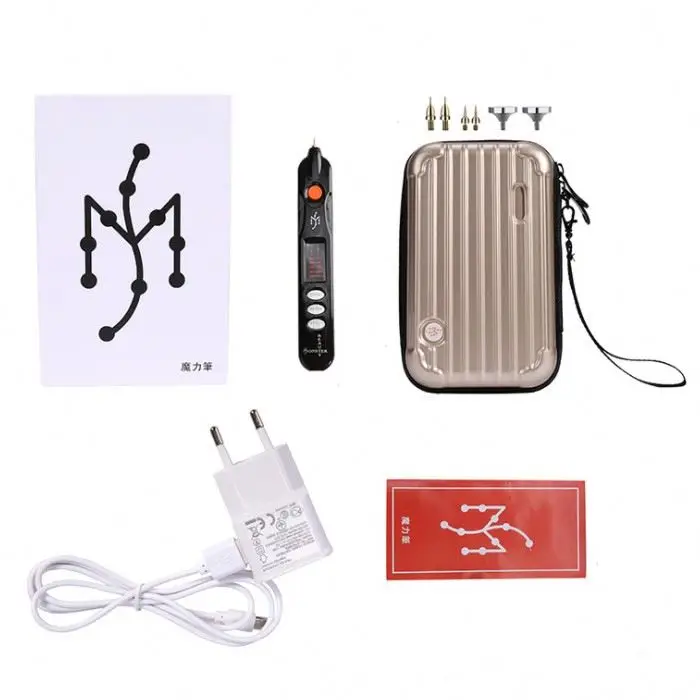 Médica para Rejuvenescimento da Pele Novo Design Coreia Micro Plasma Sarda Remoção Caneta Beleza Monstro Ferramenta 12 Utensílios de cuidado facial