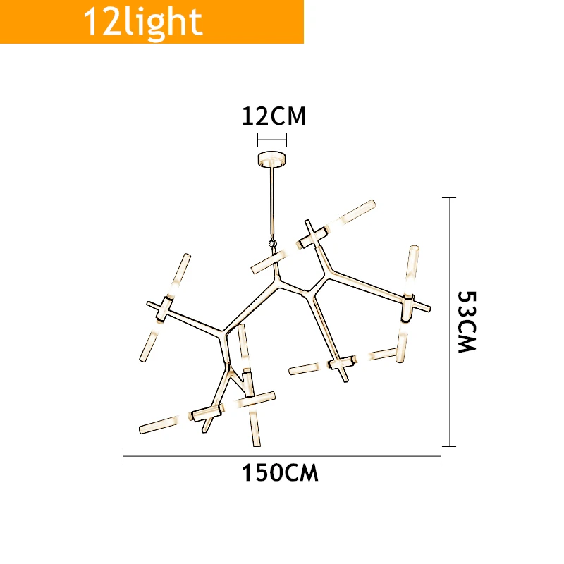 14 Light Современная светодио дный светодиодная люстра освещение для столовой гостиной блеск салон moderne стеклянная люстра подвесной светильник свет Fixt - Lampshade Color: 14 Light