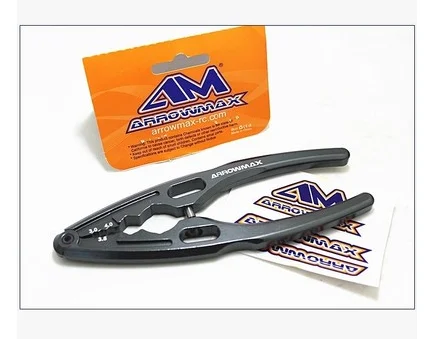 

ARROWMAX AM-190025 Multi Shock Clamp V2 (Gray) 3.0 3.5 4.0 Assembly Tool For RC Car Remote Control Cars