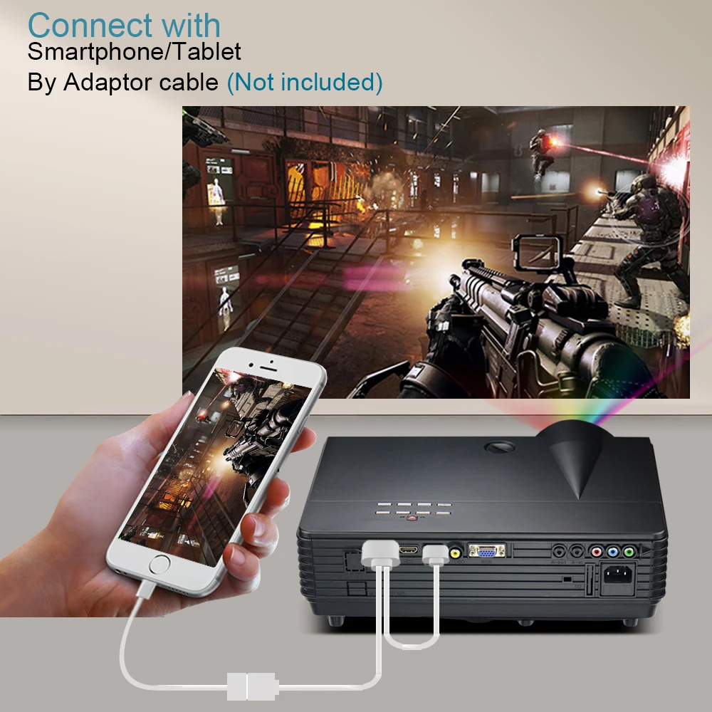 BYINTEK MOON BT96Plus Android Wifi Smart Video LED Projector Proyector For Home Theater Full HD 1080P Phone Hologram HDMI lAsEr