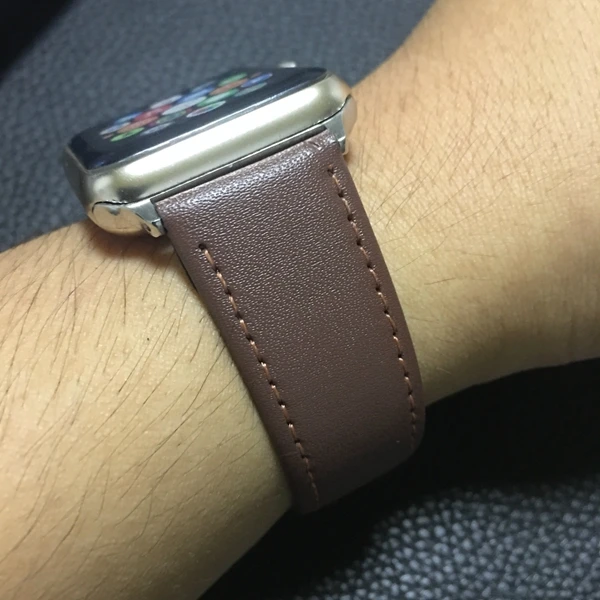 Новейшая кожаная Петля для Apple Watch, ремешок серии 1 2 3 4 5 для iWatch, ремешок 42 мм 38 мм 40 мм 44 мм
