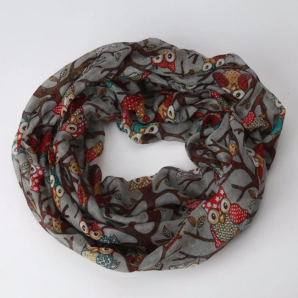 Women's scarf Voile silk Shopping summer Sunscreen novel taste animal print hair scarf head men scarves foulard femme