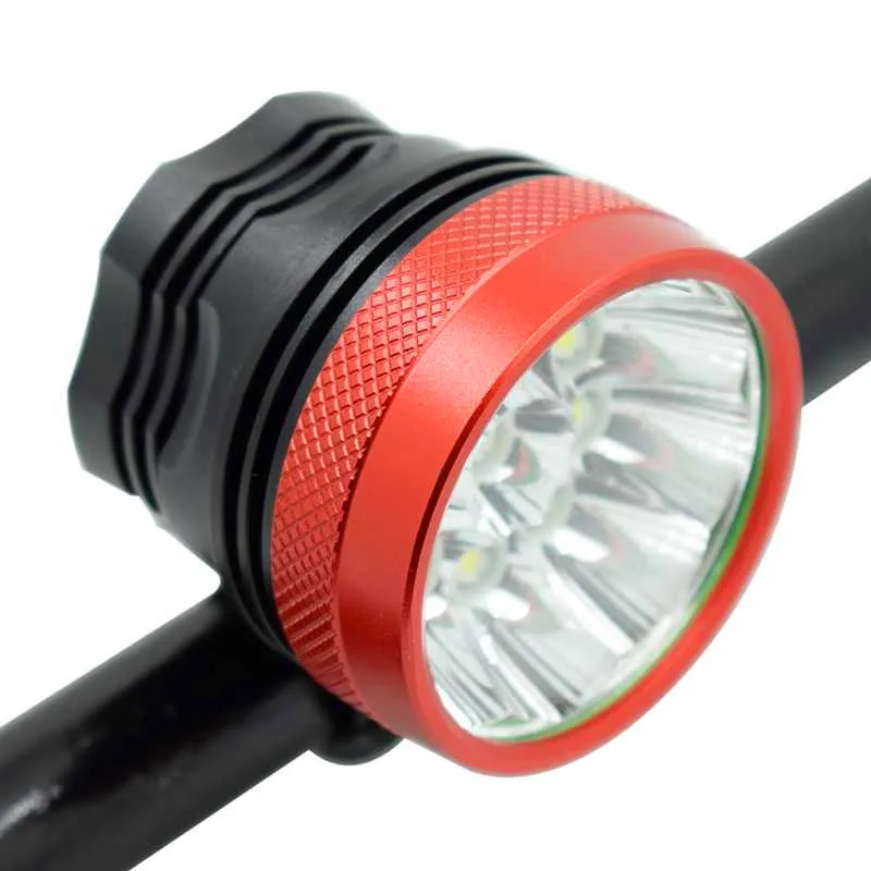 buy WasaFire New Arrival 9* T6 LED Front Bicycle Light18000Lumen Cycling Light Head lamp Torch for Outdoor Riding Camping Bike light